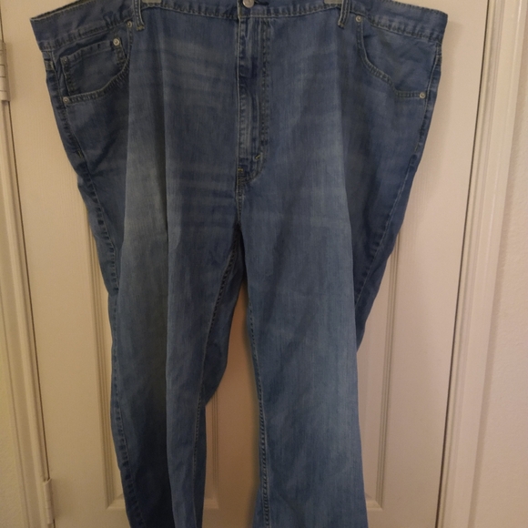 Levis 559 Blue Medium Wash Denim Jeans Men's sz 52x29. - Picture 3 of 7